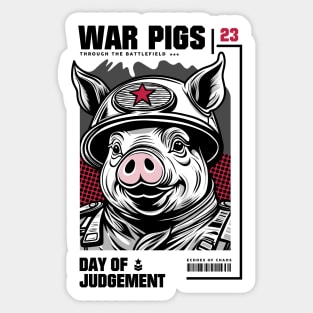 WAR PIGS Sticker